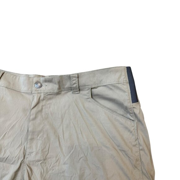 Columbia Hiking Shorts Mens 40 Outdoor Elements Stretch Cargo Tan - Picture 3 of 9